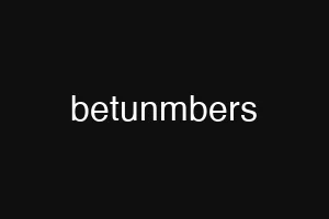 betunmbers